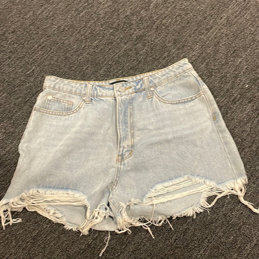 Missguided denim shorts